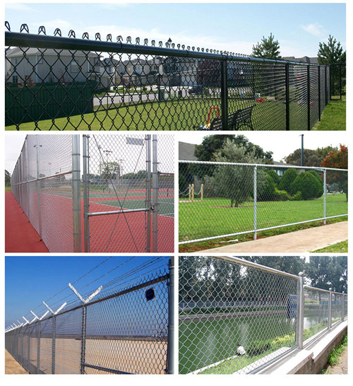 Chain link fence